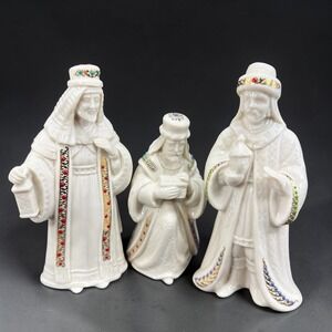 Lenox China Jewels Three Kings Nativity Set Balthazar Gaspar Melchior 1994 NEW